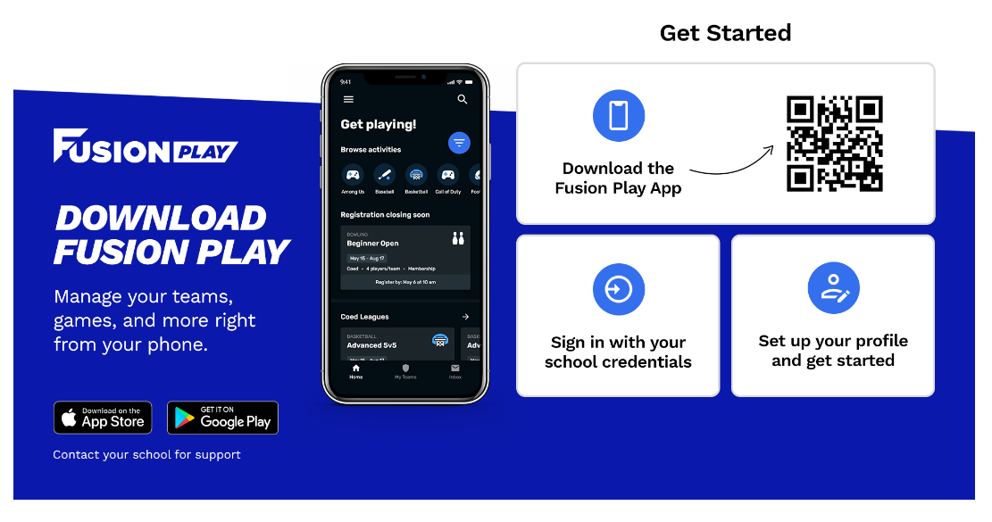 Get started, download Fusion Play